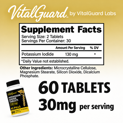 VitalGuard Potassium Iodide 130mg