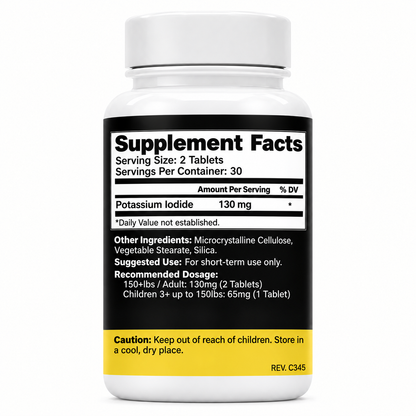 VitalGuard Potassium Iodide 130mg